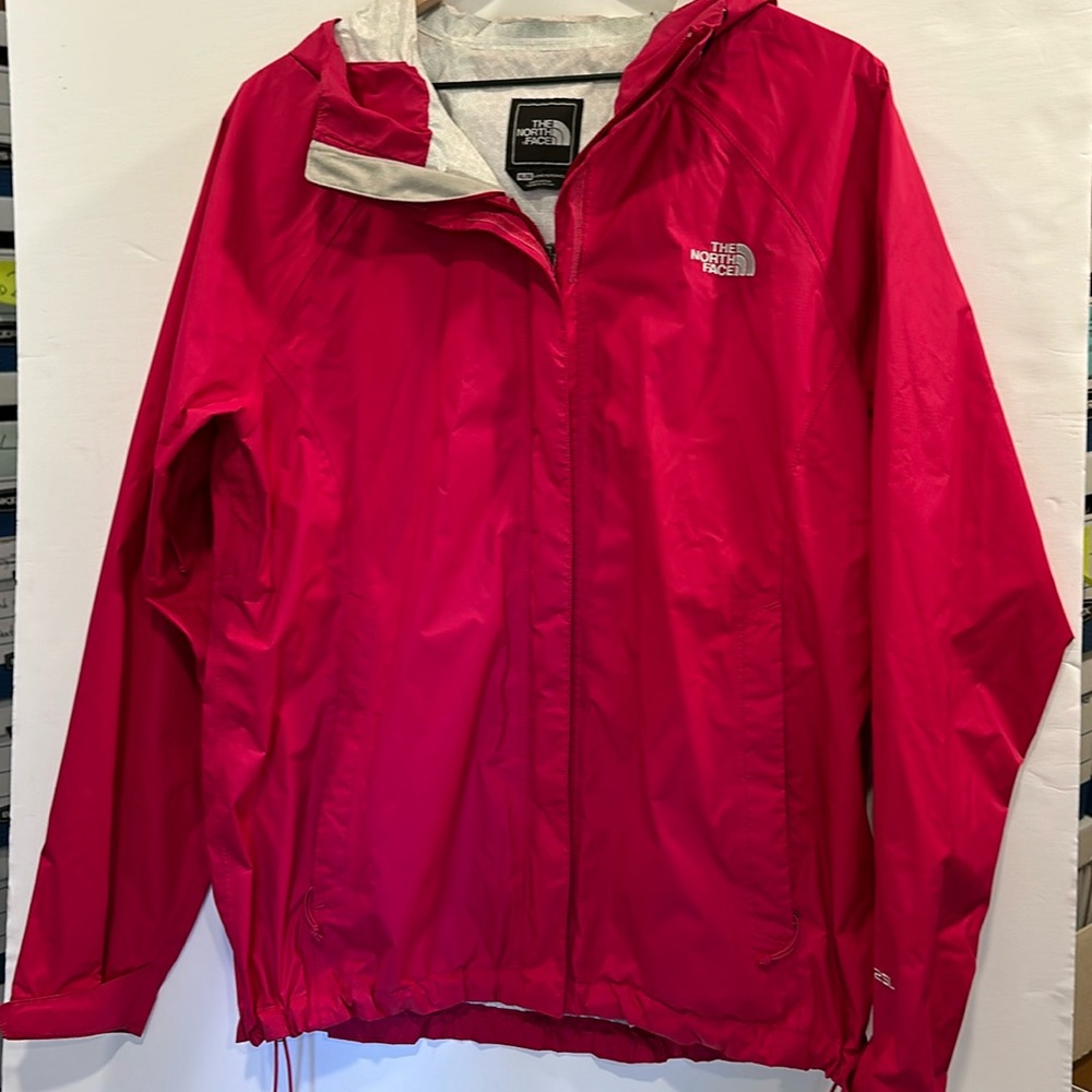 THE NORTH FACE Hyvent 2.5 L Women’s Raincoat Full Zip Waterproof Jacket Size XL